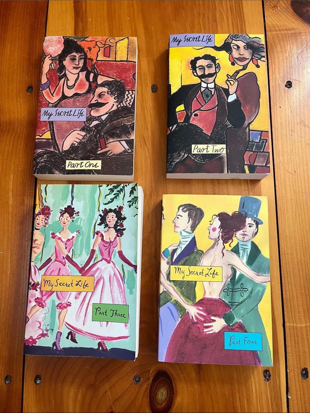 Part 1-4 MY SECRET LIFE Victorian 1880s Erotic Genre Banned SC Books Anonymous